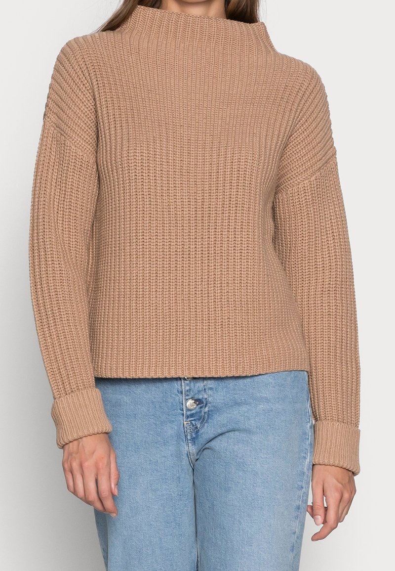 Selected Femme Strickpullover - brown
