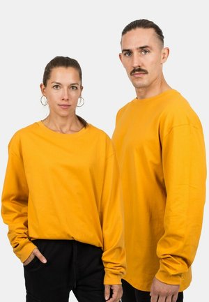 OVERSIZED LONG SLEEVE UNISEX - Ilgarankovis viršutinės dalies drabužis - mustard