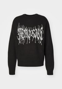 JORMEMORS CREW NECK UNISEX - Striktrøje - black