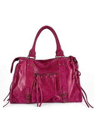 EN ITALIEN EFFET BROSSÉ SANDSTORM - Cabas - rose fuchsia