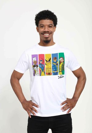 Marvel MARVEL CLASSIC MARVEL RAINBOW UNISEX - Print T-shirt - white
