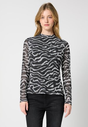 GEMUSTERTES - Longsleeve - grau