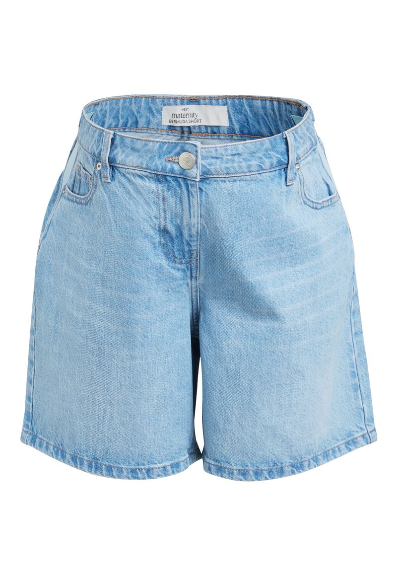 Next REGULAR FIT - MATERNITY - Denimshorts - mid blue