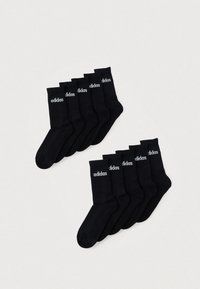 LINEAR CREW UNISEX 10 PACK  - Chaussettes - black/white