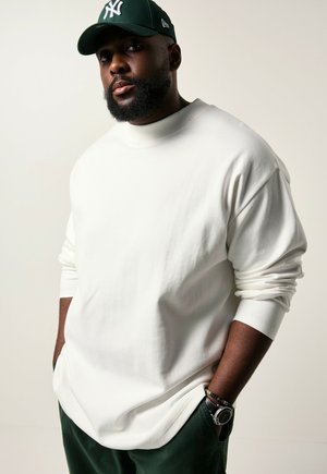 STAND-UP COLLAR - Langarmshirt - off white