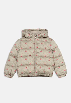 Guess, BABY TODDLER KIDS  OVERSIZE HOODED PADDED PUFF - Зимно яке - bear print aop