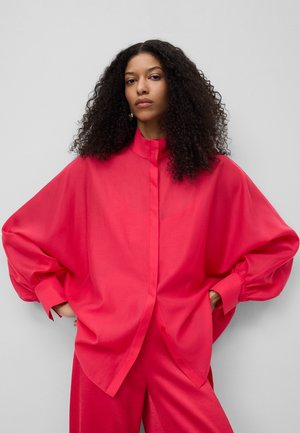 OVERSIZED SEMI-SHEER   - Camicia - fuchsia