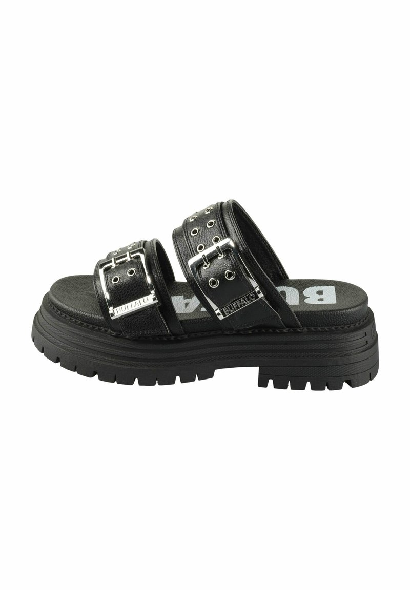 Buffalo - LENNOX LOOP - Mules - black, Enlarge