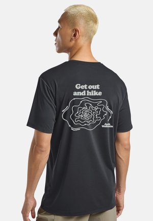 Jack Wolfskin VONNAN GRAPHIC T M - Sport T-shirt - outdoor phantom