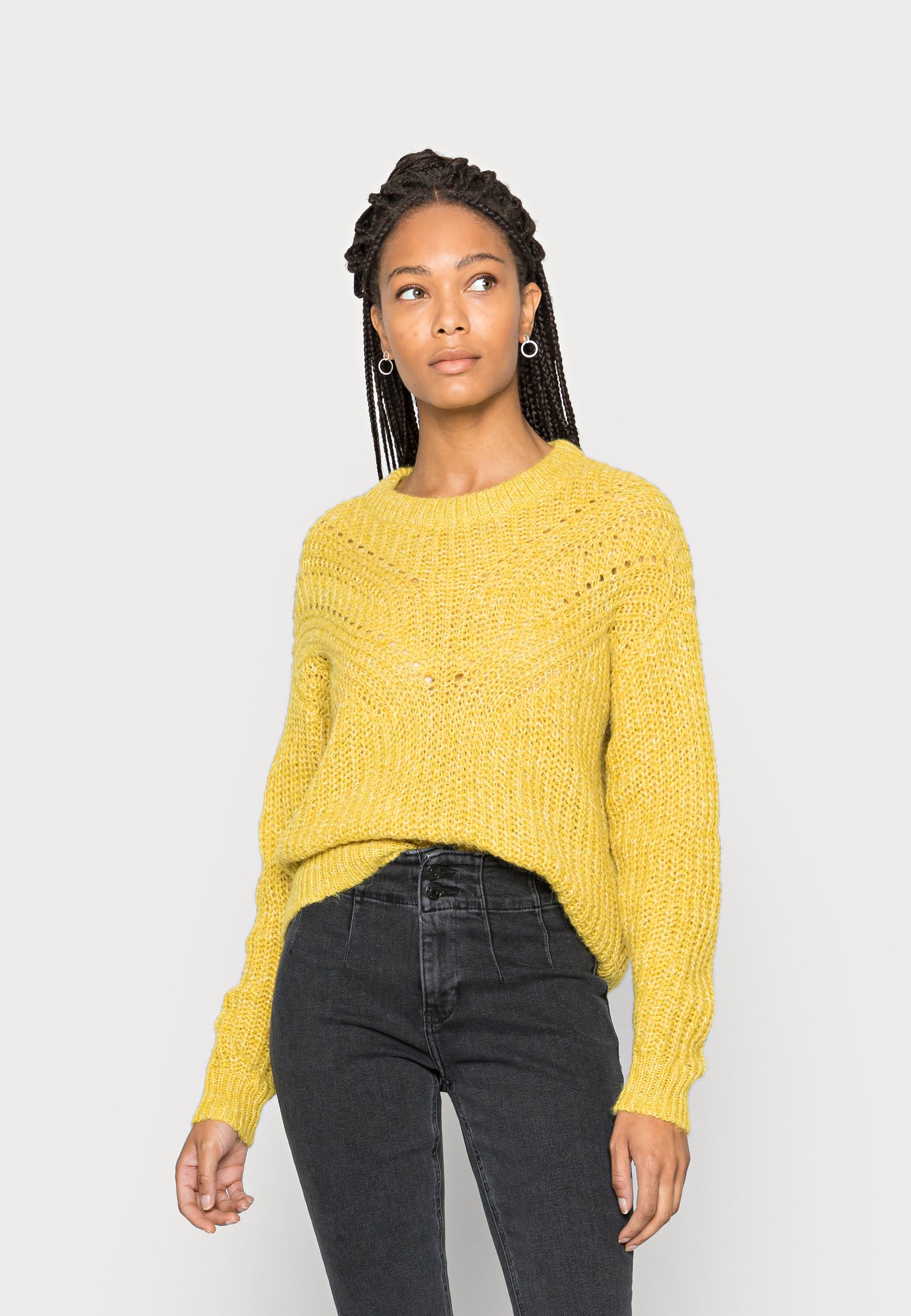 Esprit PER STITCH - Maglione - brass yellow/giallo - Zalando.it