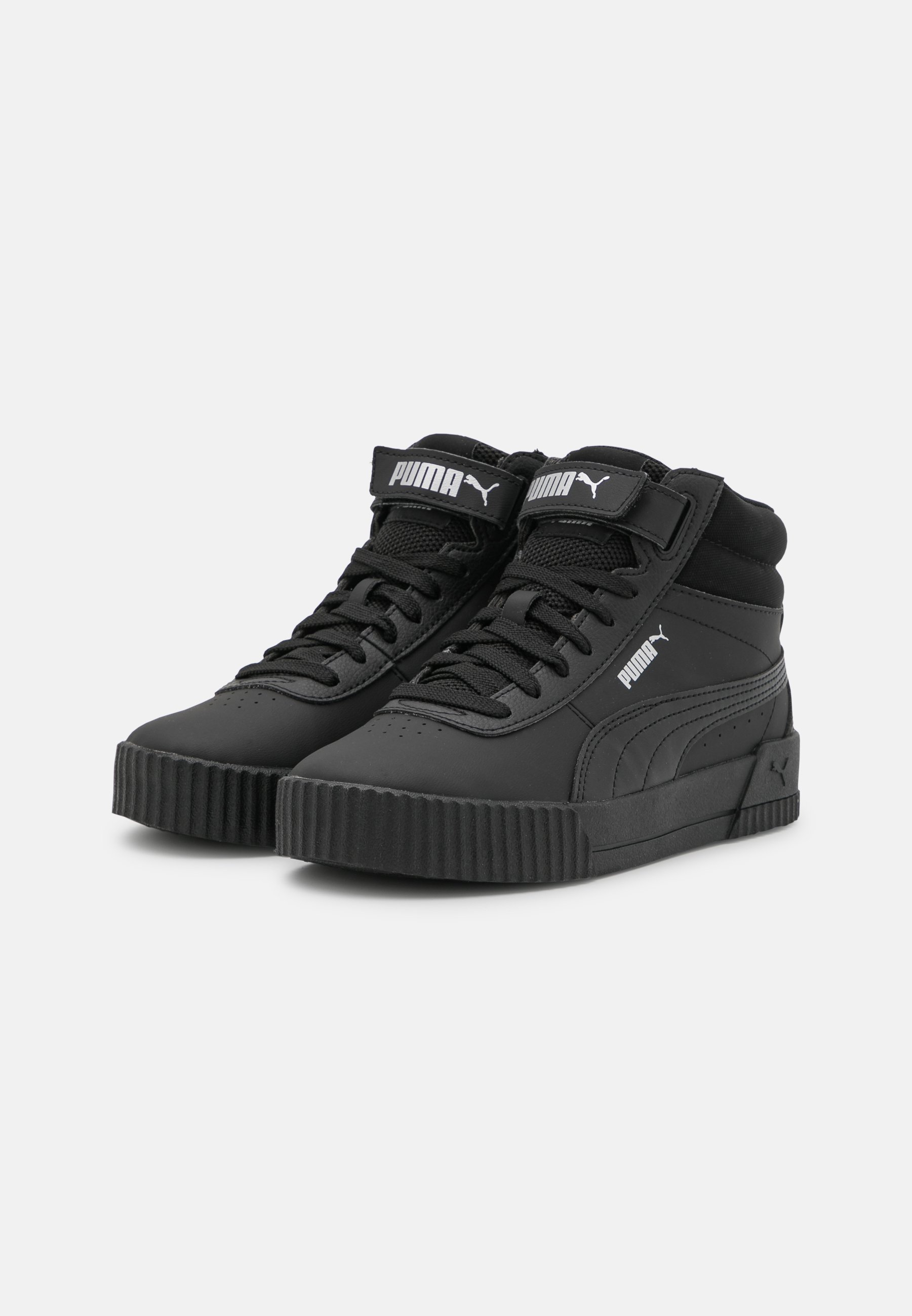 Puma CARINA MID - Aukšto profilio sportbačiai - puma black/juoda -  Zalando.lt