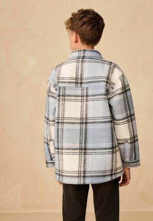 Next, LINED - Light jacket - blue check