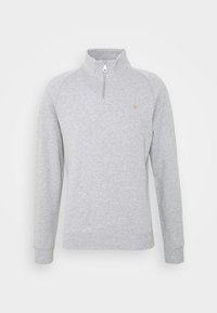 JIM 1/4 ZIP - Sweater - light grey marl