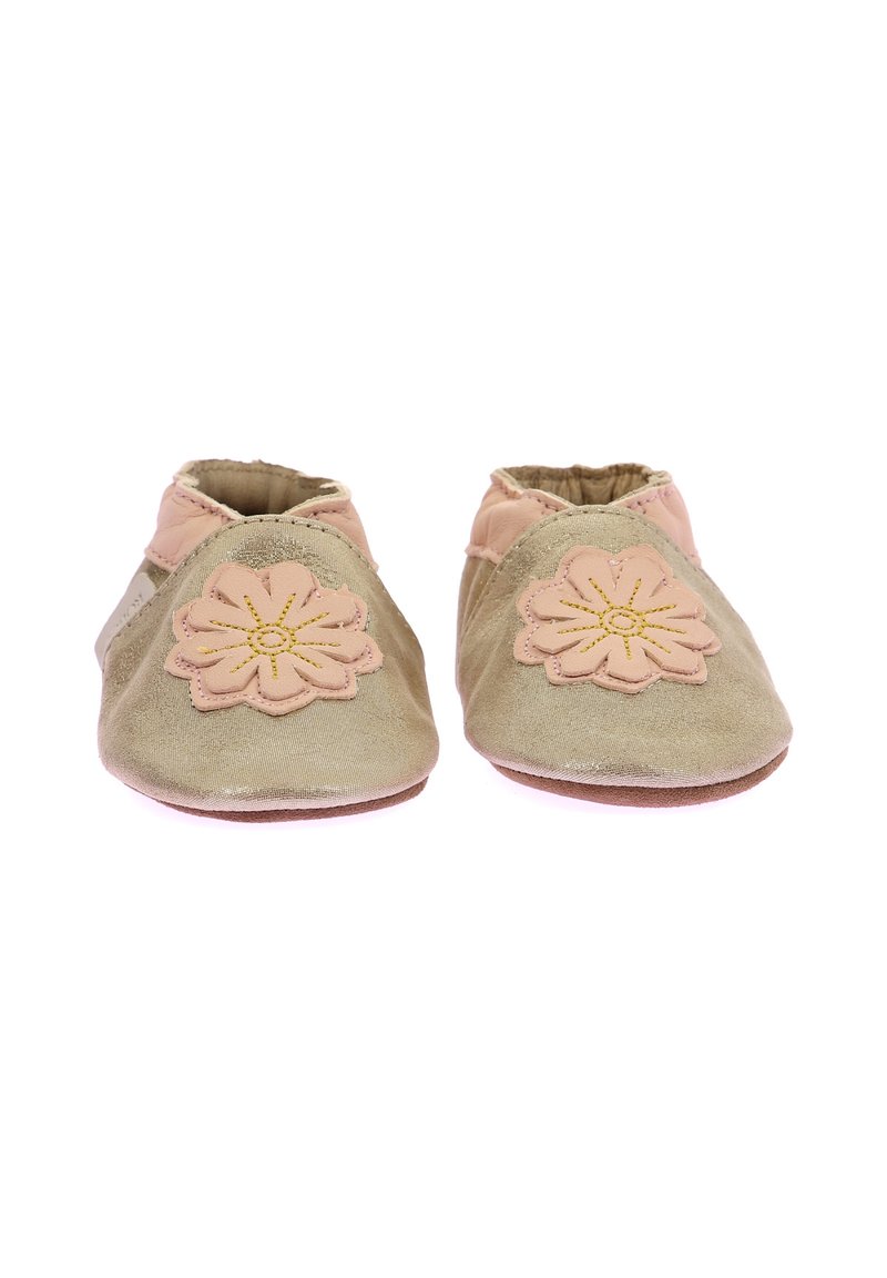 Robeez Fille Just A Flower - Chaussons En Cuir Souple Pour Bébé Fille