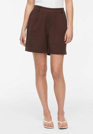 VILA VIVARONE LOOSE-FIT ciemnobrązowy
