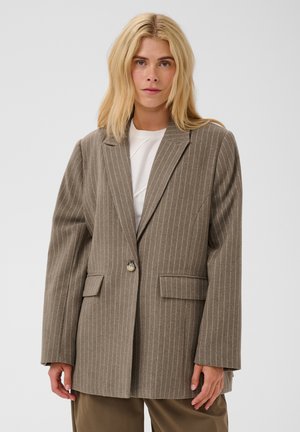 Culture, CUKEKE - Κοντό παλτό - taupe stripe