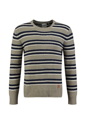 Key Largo, KEY LARGO PULLOVER MST KLSPEED RINGEL-ROUND - Jersey de punto - salbei green