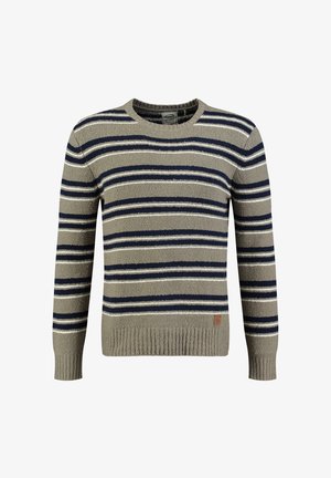 Key Largo, KEY LARGO PULLOVER MST KLSPEED RINGEL-ROUND - Jersey de punto - salbei green