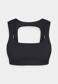 ZENVY BRA - Light support sports bra - black/cool grey