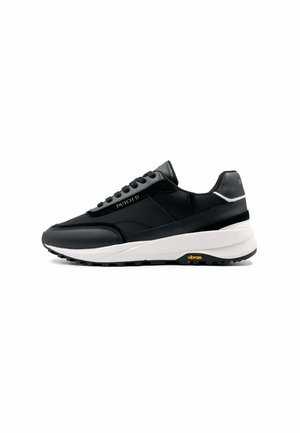 Sneakers laag - black white
