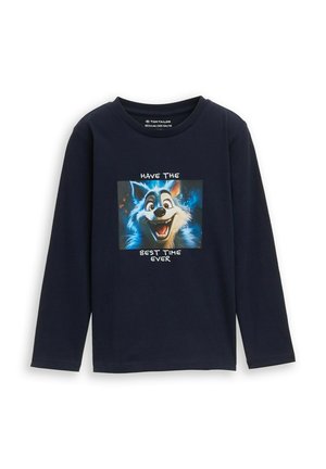 MIT FOTOPRINT - Langarmshirt - sky captain blue