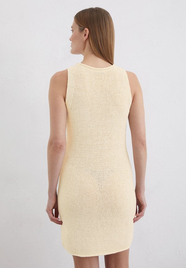 DRESS SLEEVELESS ROUND NECK - Jumper dress - natural cotton4