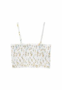 Next SHIRRED - Zgornji del kopalk - white ditsy floral
