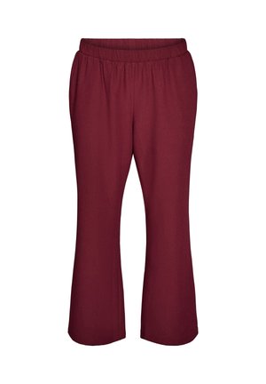 Zizzi, LOCKERE HOSE MIT TASCHEN - Παντελόνι - rot