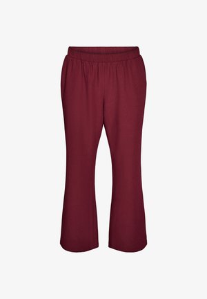 Zizzi, LOCKERE HOSE MIT TASCHEN - Παντελόνι - rot