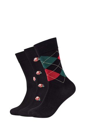 SOFT CHRISTMAS GIFT  IN BOX 3P - Socken - black