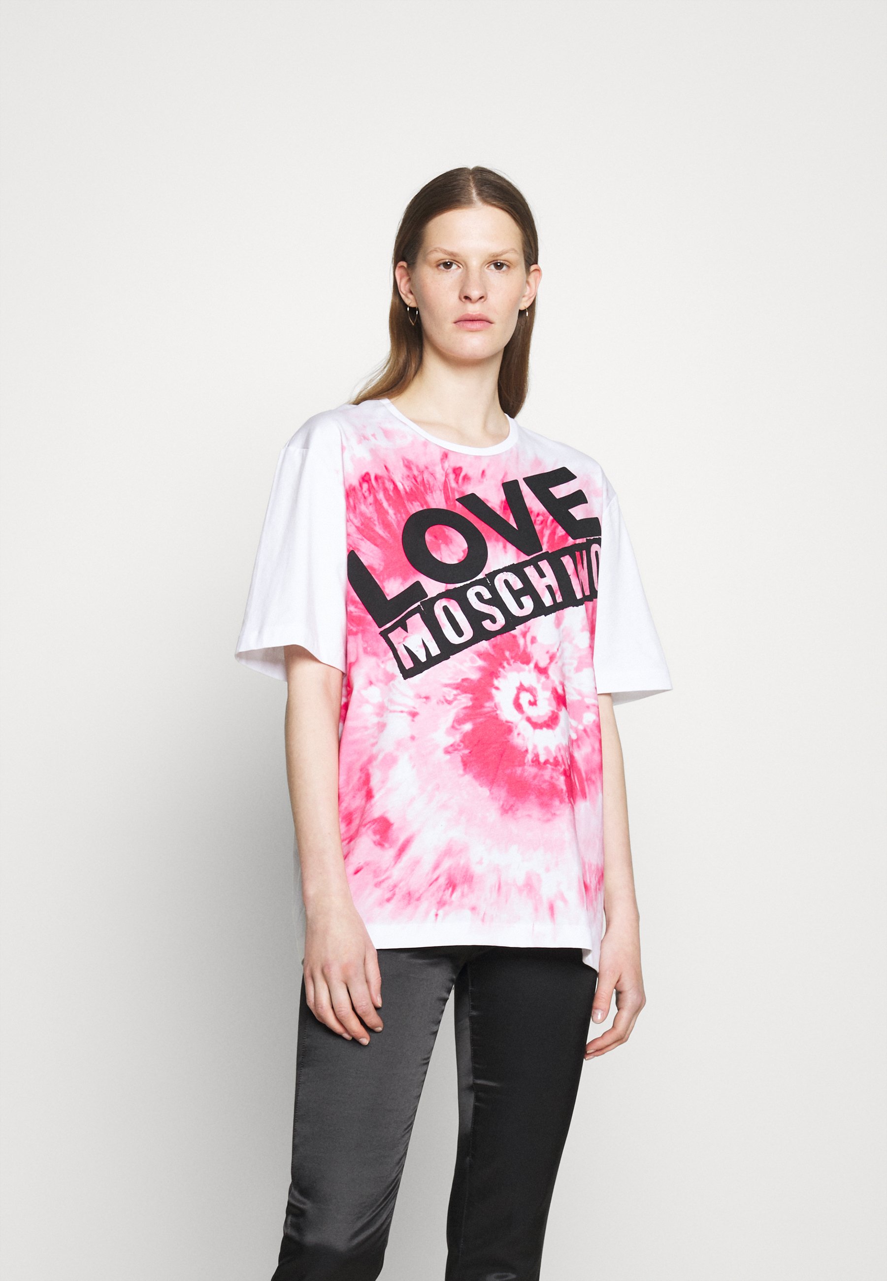 Love Moschino Print T-shirt - optical 