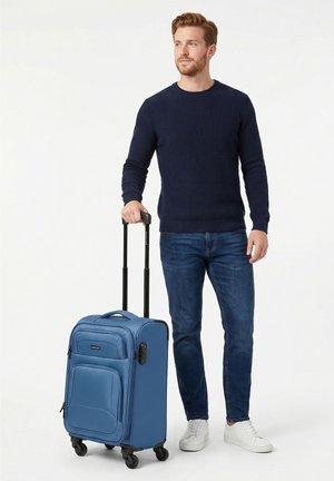 smartbox, EDITION 04 4 ROLLEN KABINENTROLLEY 55 CM MIT DEHNFALTE UNISEX - Trolley - iced-glacier blue