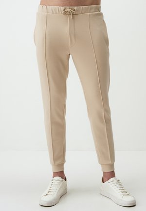 Jimmy Key WITH ELASTIC WAISTBAND - Tracksuit bottoms - beige
