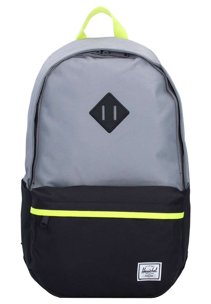 Herschel HERITAGE PRO - Mochila - grey/black/safety yellow