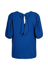 Zizzi MIT KURZEM ARM UND SCHLEIFE HINTEN - Blūze - estate blue