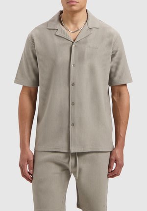 Pure Path REGULAR FIT SHORT SLEEVE - Shirt - taupe