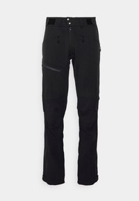 FALKETIND FLEX1 HEAVY DUTY PANTS - Outdoor trousers - caviar/zip grey