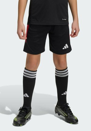 TIRO LEAGUE UNISEX - Korte broeken - black   semi lucid red
