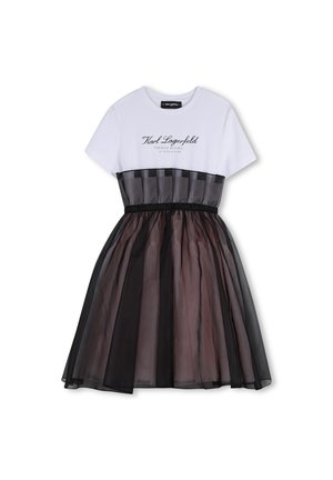 Cocktailjurk - white   pink