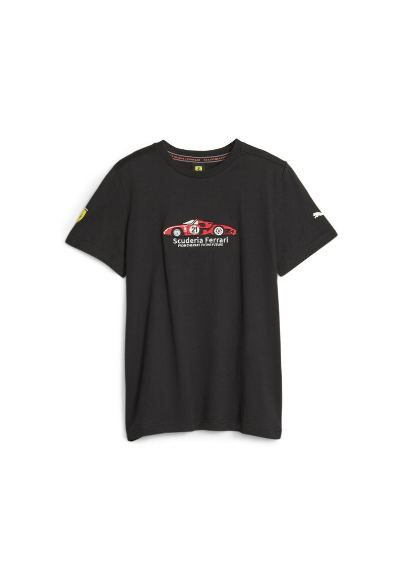 Puma Scuderia Ferrari Graphic Tee Black T-Shirt Junior Boys 761690 01 YXXL main image 1