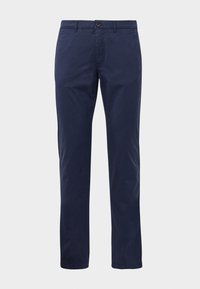 SLIM FIT - Vászonnadrágok - dark blue