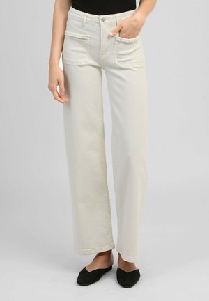 AN'GE, PANTALON PITRESS ECRU - Jean droit - ecru