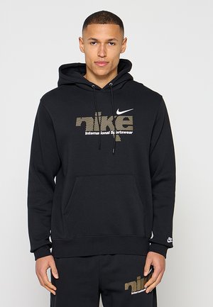 M NK CLUB BB PO HDY SWSH SPORT - Hoodie - black metallic gold
