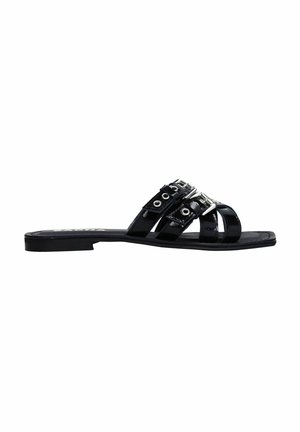 MIT SCHNALLEN - Muiltjes - black