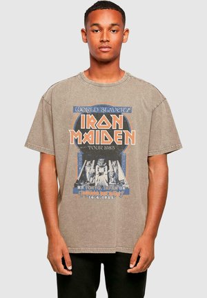 POWERSLAVE - JAPANESE FLYER ACID WASHED - T-Shirt print - darkkhaki