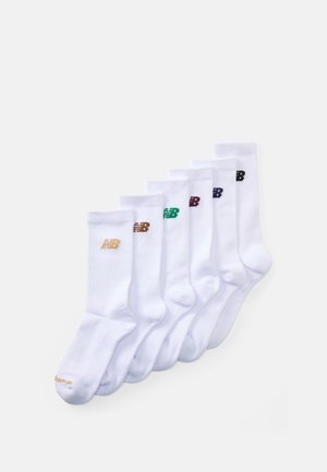 EXCLUSIVE UNISEX 6 PACK - Sportssokker - white/multi