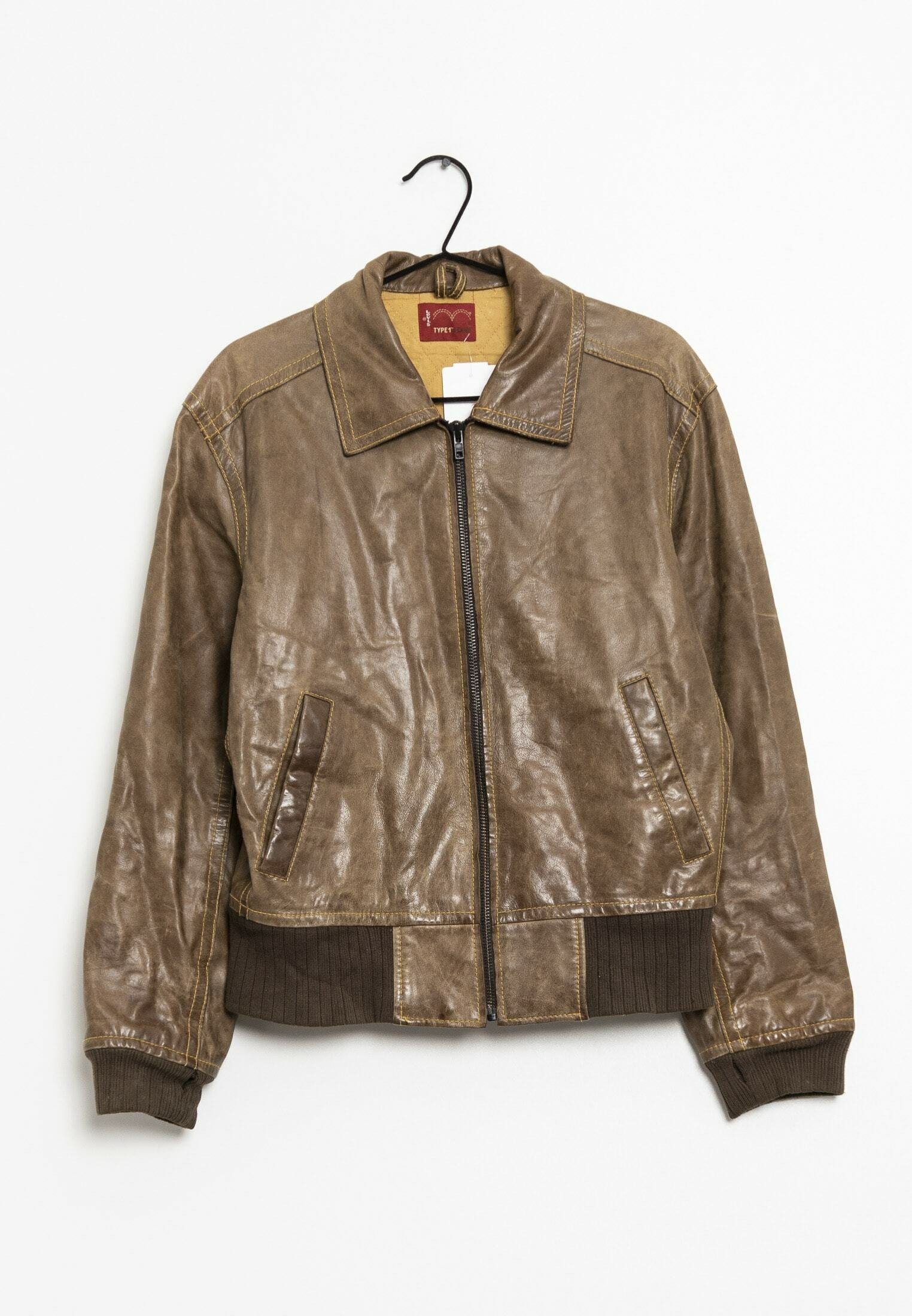 ジャケット・アウター backers levi's-1st-type fake leather Jkt Levi's® Faux leather jacket - brown - (Pre-owned) - Zalando.ie