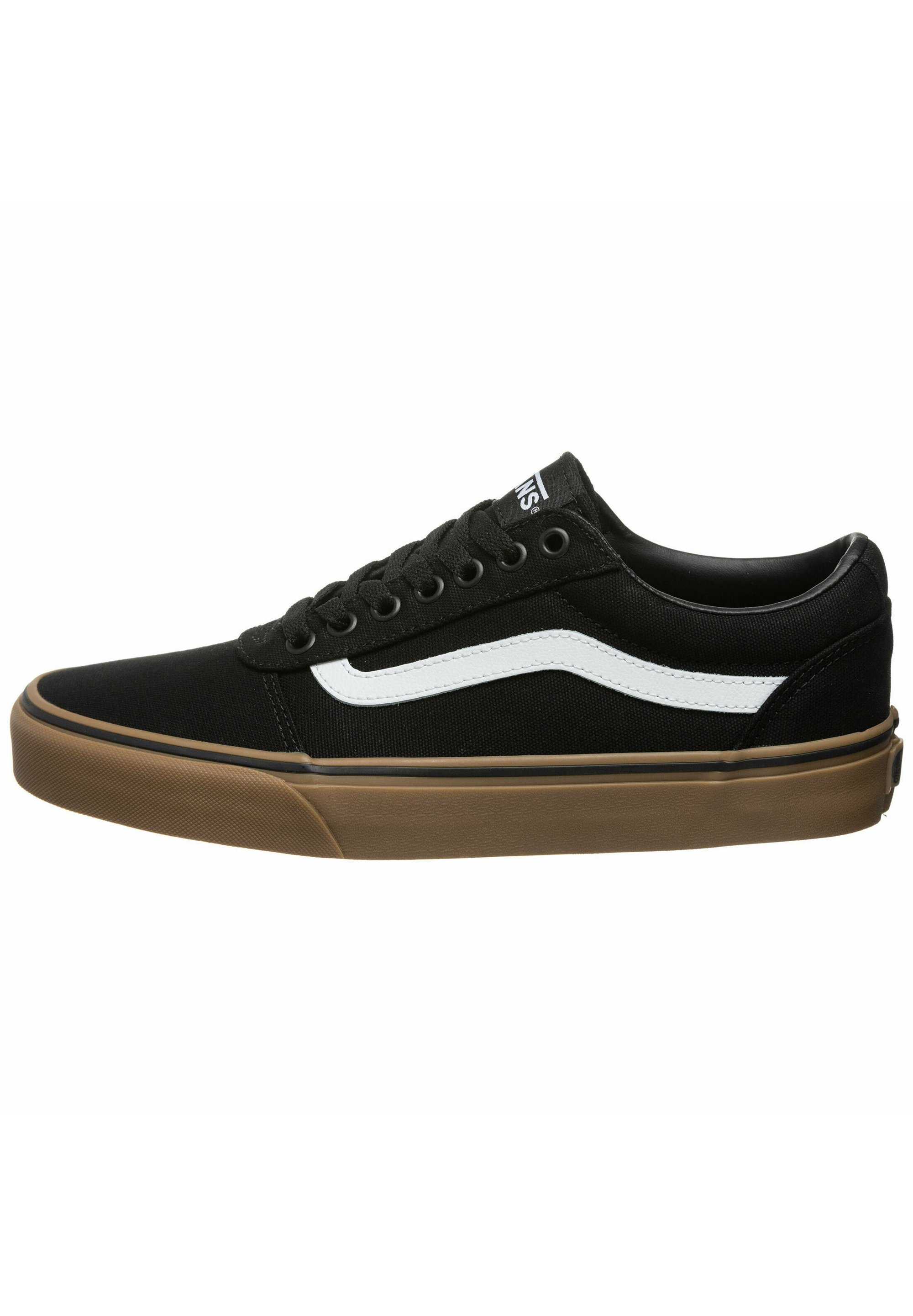 Vans WARD - Zapatillas canvas black gum/negro - Zalando.es