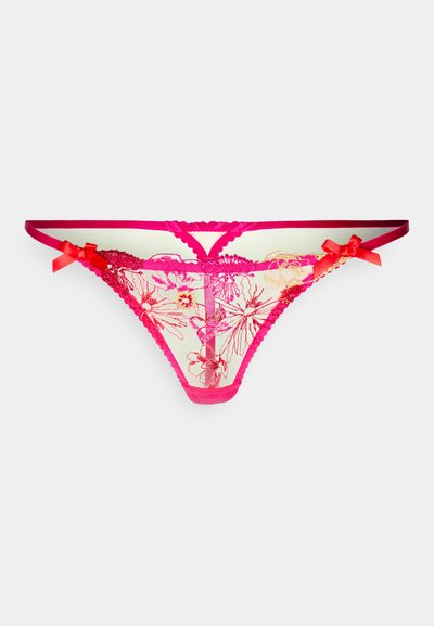 Agent Provocateur String - fuchsia/red/gold