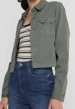 Veste en jean - khaki